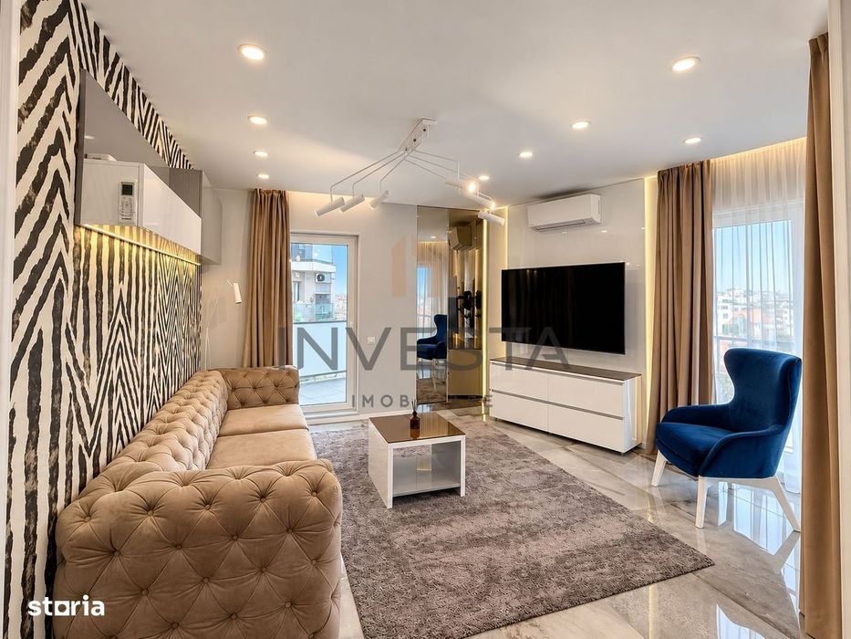 Apartament 2 camere ultrafinisat cu 2 parcari subterane, Buna Ziua