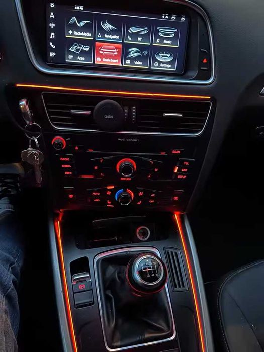 Navigatie Dedicata Android Carplay Wireless Audi Q5 SQ5 8R 8.8" 2008-2017