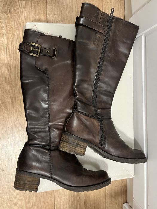 Италиански ботуши Bata от естествена кожа номер 37