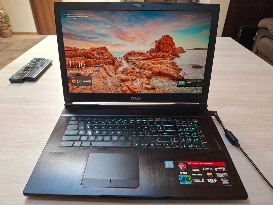 MSI GE73VR 7RE Raider 17" 120hz - 1060 8GB, i7-7700HQ, 16GB RAM, 1TB