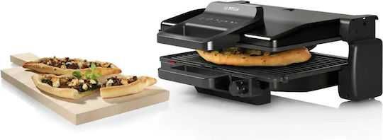 Gratar electric Bosch 2000 W, Contact grill, temperatura reglabila