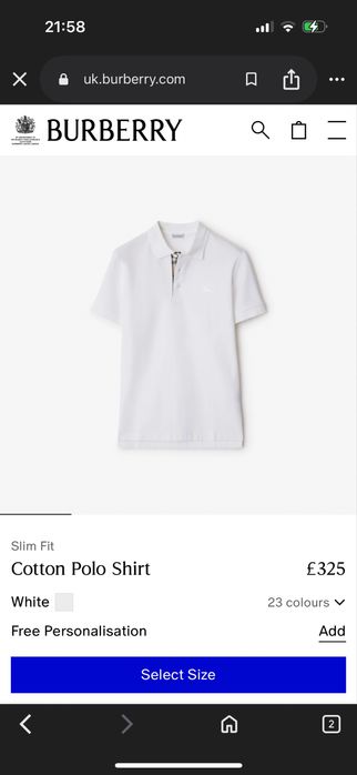 поло от Burberry