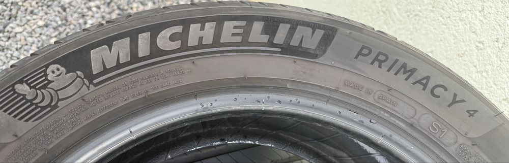 4бр 225/55/18 на 7мм с 21дот Мишелин Прамиси 4