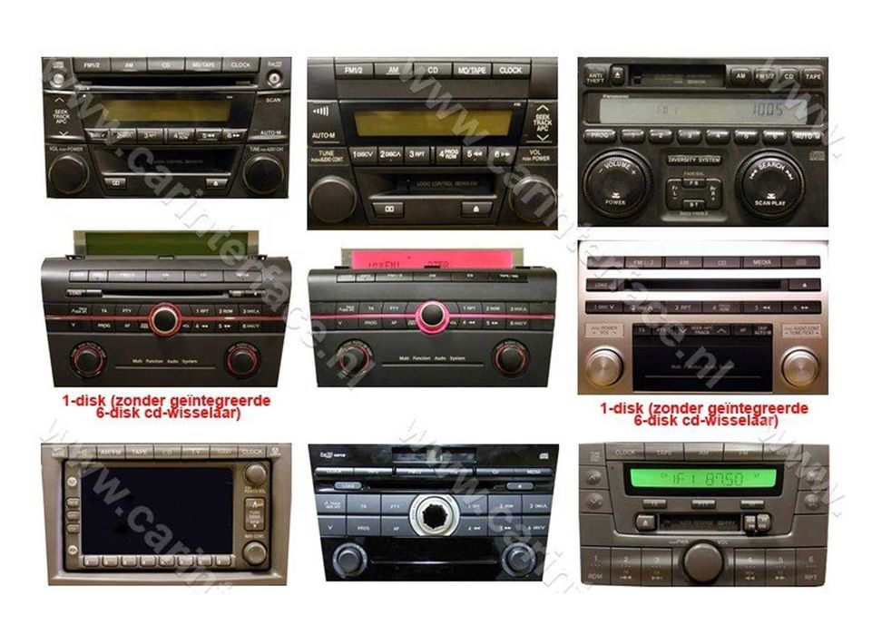 WEFA дигитален чейнджър за Mazda от 2001 до 2011 + Bluetooth USB AUX