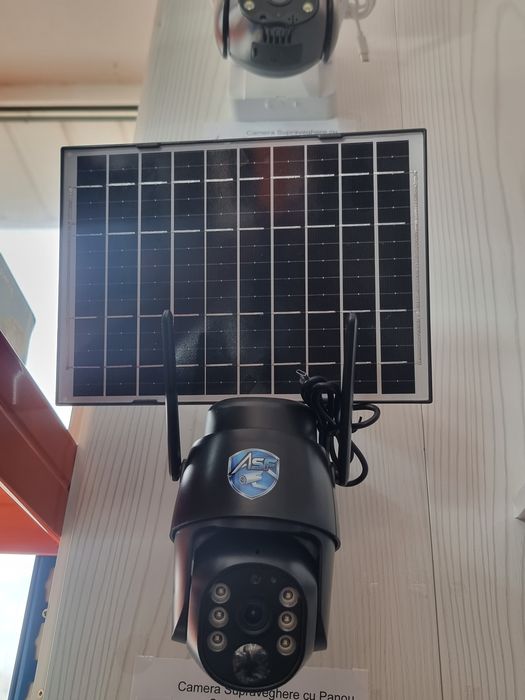 Camera Supraveghere cu Panou Solar 7W Cartela 4G