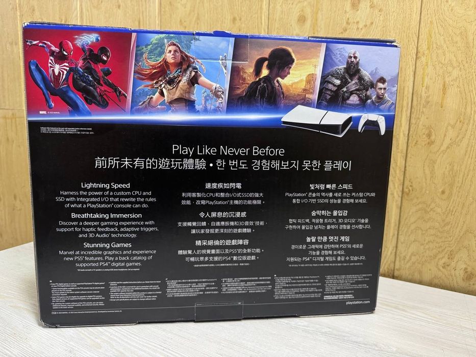 playstation 5 slim 1тб игры есть состояние как новый