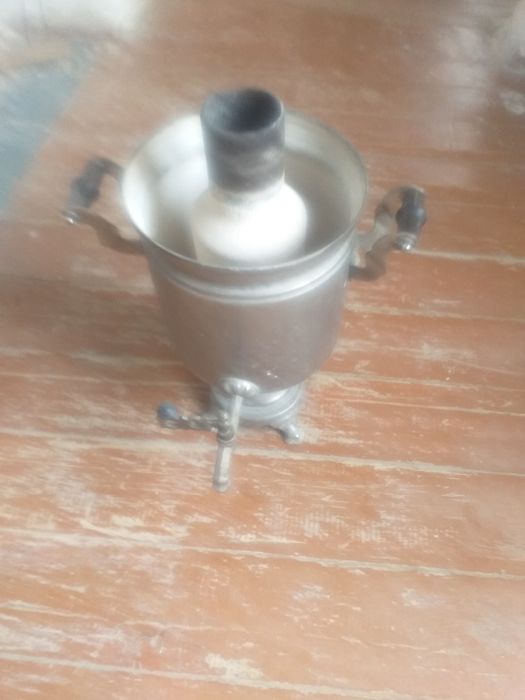 Самовар на дровах в Кызылорде