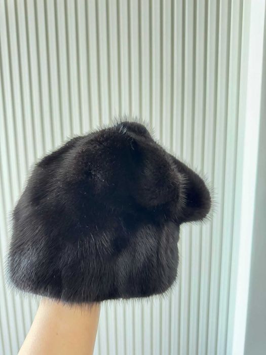 Шуба норковая с шапкой