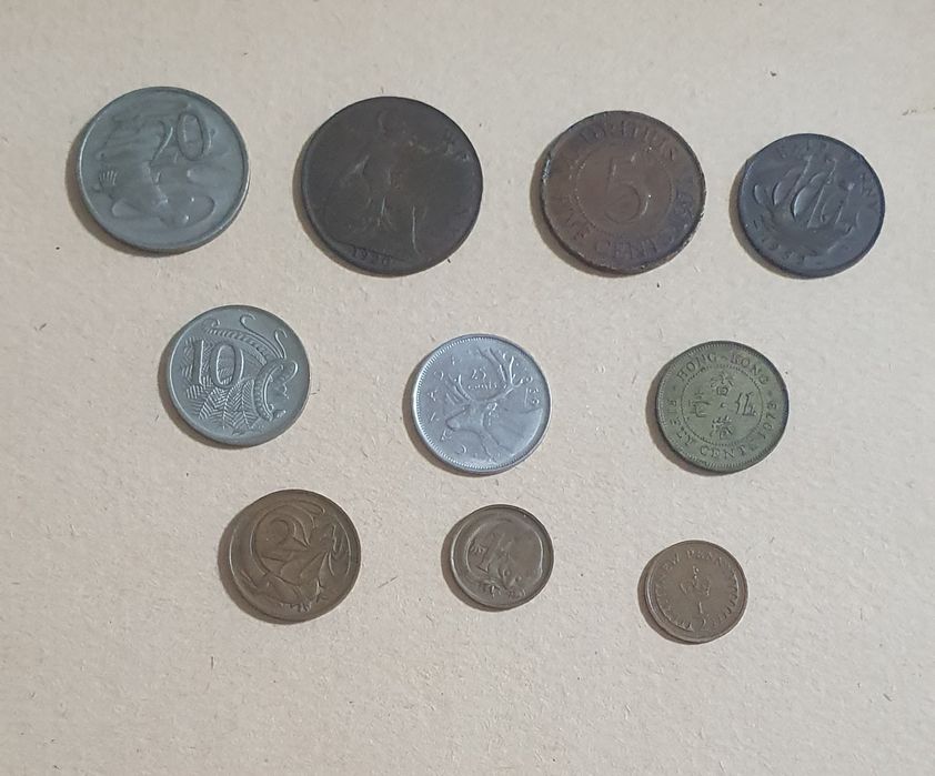 Коллекция монет (34 штуки)