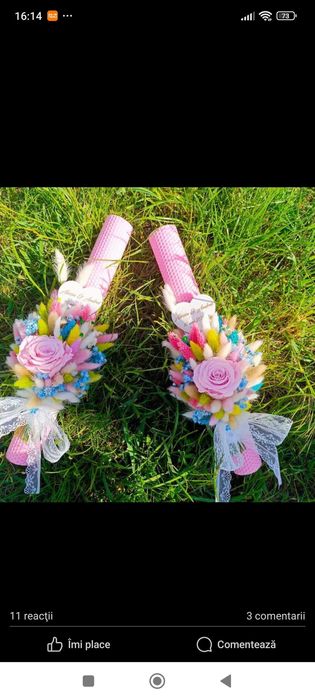 Lumânări botez și nunti