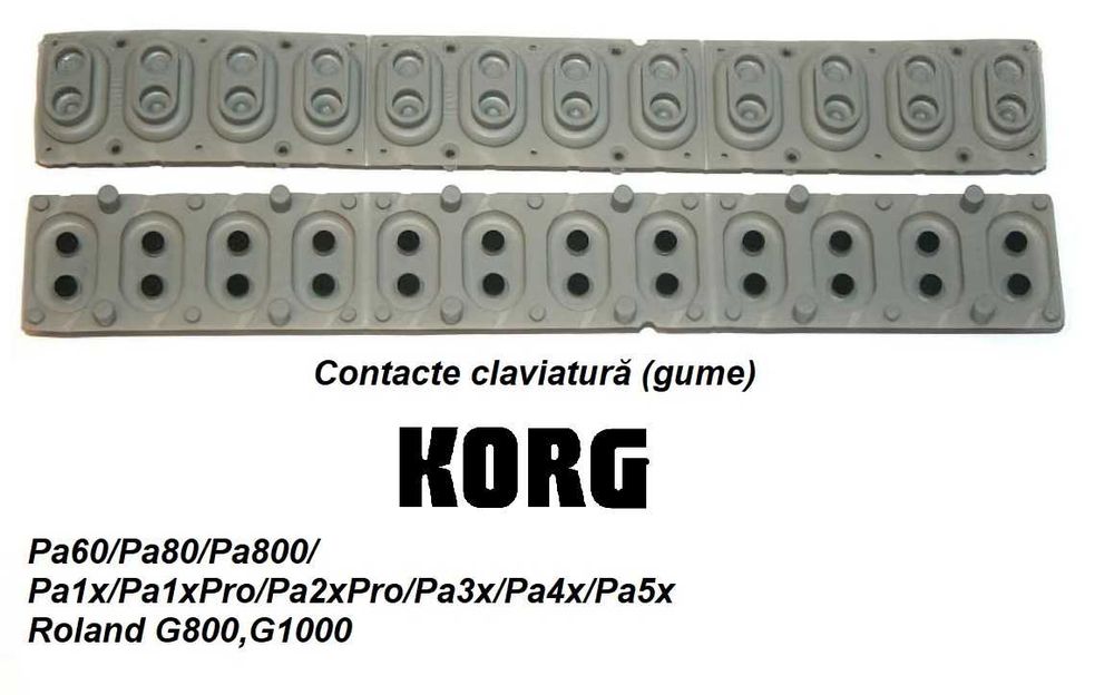 Contacte, gume,alveole Korg PA Roland Yamaha Ketron