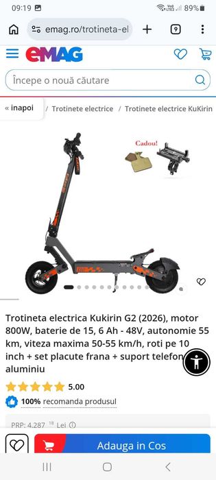 Trotineta G2. 2026