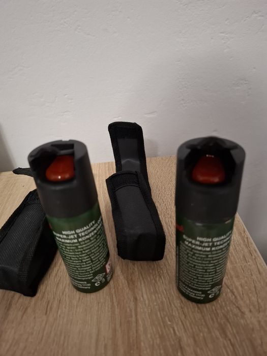 Set 2 x Spray NATO Paralizant cu Piper,60 ml +Husa Cadou