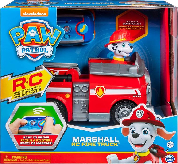 Кола с дистанционно PAW PATROL Пожарна кола на МАРШАЛ Spin Master