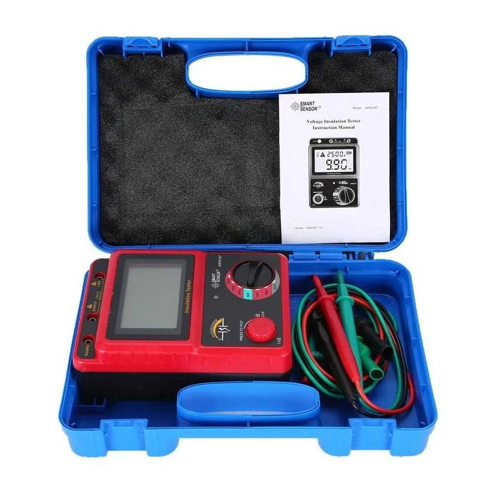 Тестер сопротивления Мегаомметр AR907A+ (2500 v )