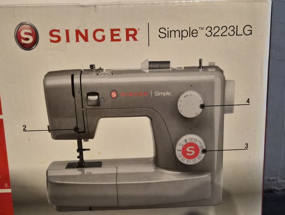 Masina de cusut Singer Simple 3223LG, 23 tipuri de cusaturi