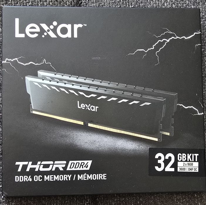 Memorie Ram Lexar Thor 32GB  DDR4 3600MHz CL18 Nou