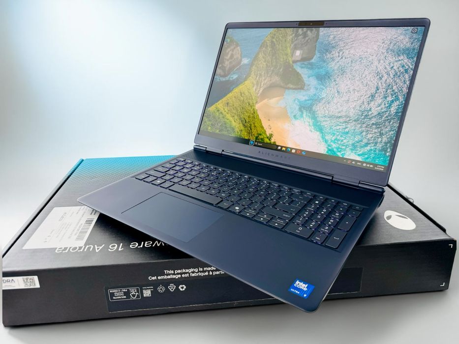 Лаптоп Dell Alienware 16X Aurora 16" WQXGA 240Hz Core Ultra 9-275HX 64GB DDR5 4TB SSD RTX 5070 Win11 ТОП ОФЕРТА! 2г. Гаранция!