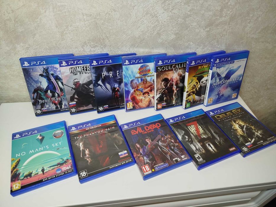 Playstation 4 диски PS4