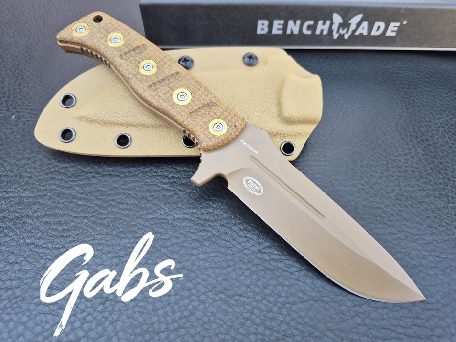 Нож Benchmade Fixed Adamas 375FE-1,Sibert  Design,CPM CruWear ,фултанг