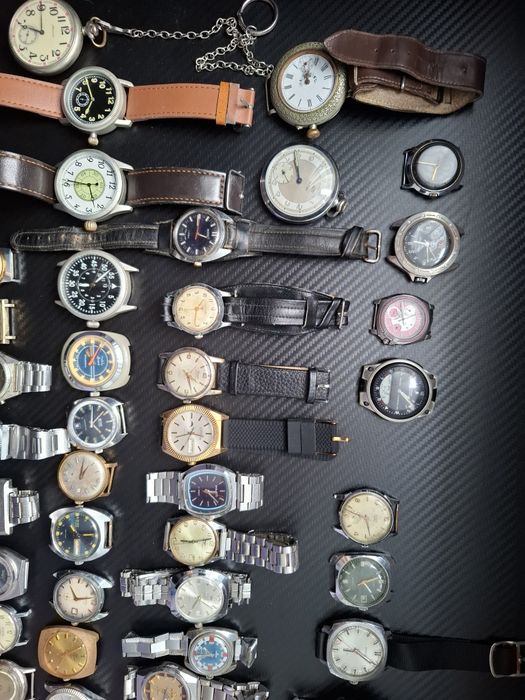 Лот от часовници - механични и кварцови