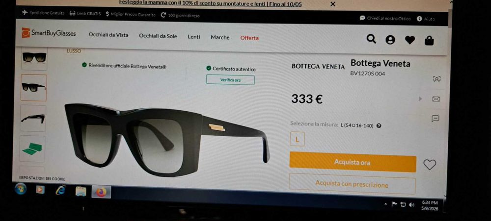 Ochelarii de lux soare Dama Bottega Veneta Italia prod nou