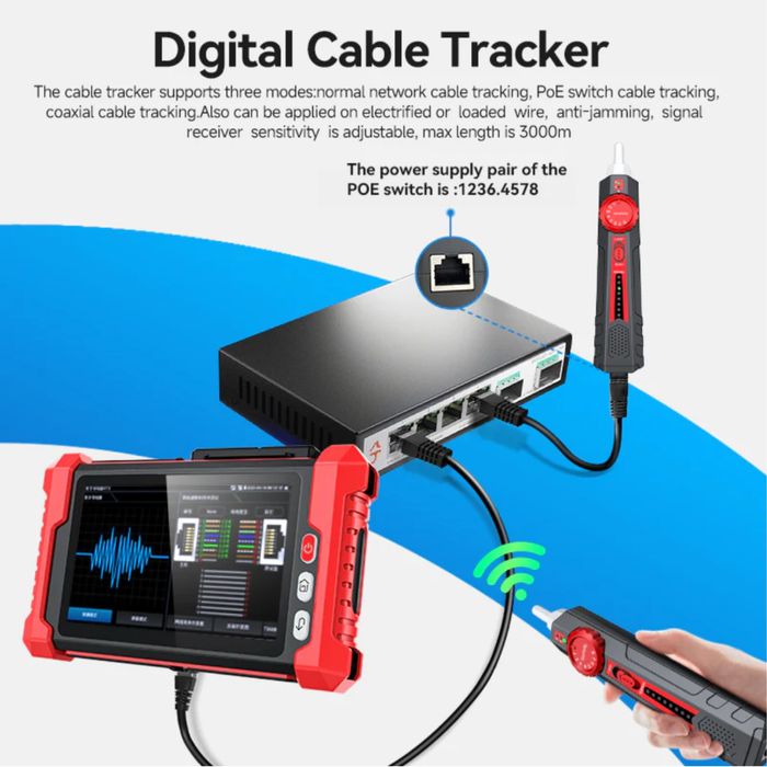 Iptester NOYAFA NF-IPC728HSO Portable IP Camera Tester