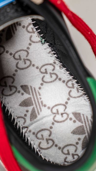 Унисекс Обувки Adidas x Gucci Gazelle Black Green Red