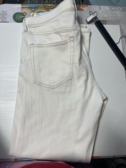 Blugi albi damă C&A W33 L32