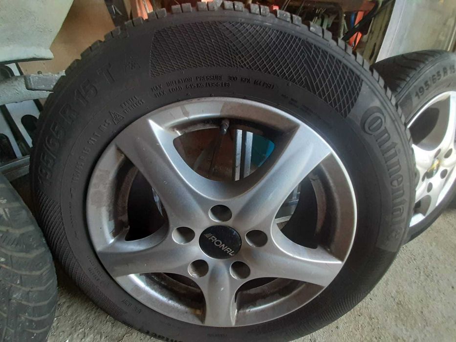 Cauciucuri iarna Golf M+S 195 65 15 si Jante ROYAL -Germany