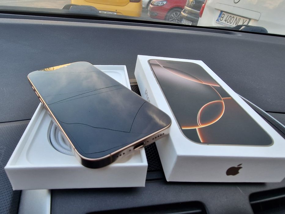 VAND IPHONE 16 PRO 128GB  - ca nou impecabil. FULL Box