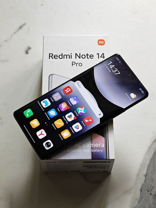 Redmi Note 14 Pro 256 gb Ram 8 полный комплект