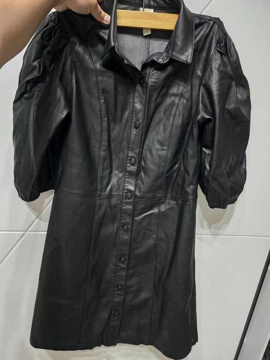 Rochie eleganta dama de piele