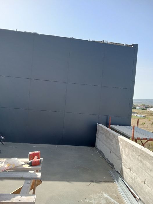 Fațade ventilate placate cu bond , fibrociment , trespa, hpl