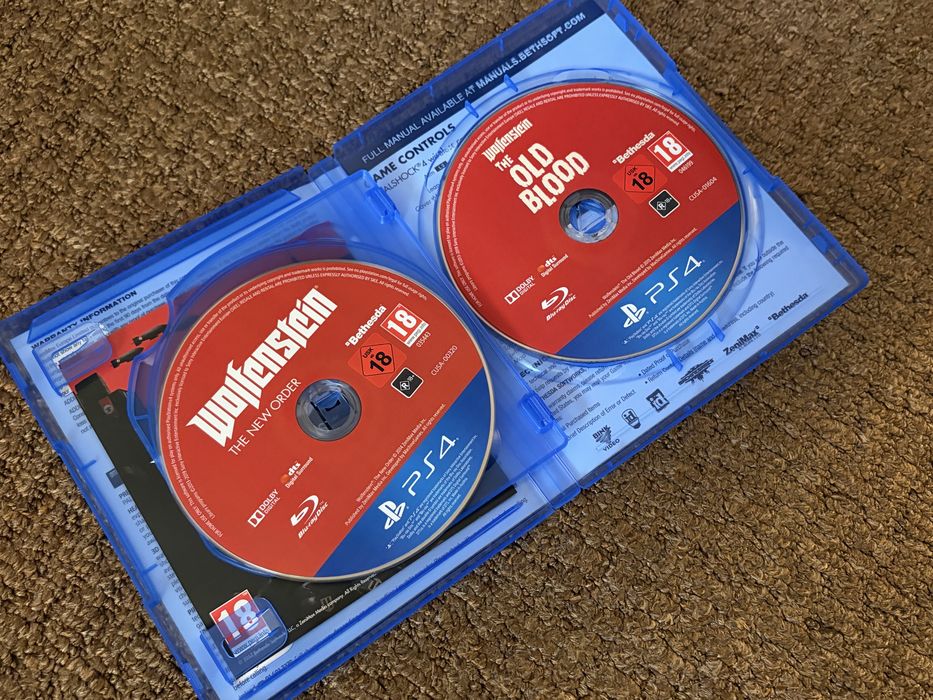PS4 ИГРА | Wolfenstein The New Order + Old Blood