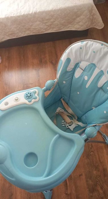 Бебешка люлка и столче за хранене