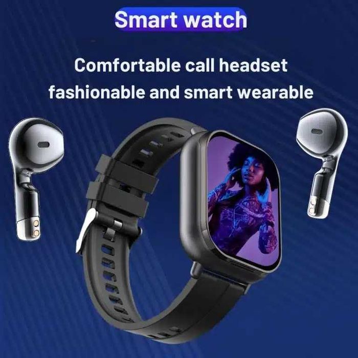 Нов D8 Smart Watch Bluetooth слушалки 2-в-1