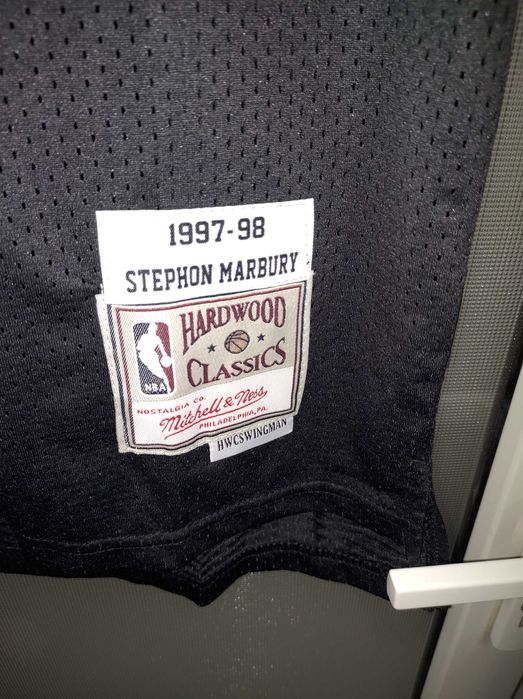 Maieu de basket NBA Mitchell & Ness cu Timberwolves, #3 Marbury (XL)