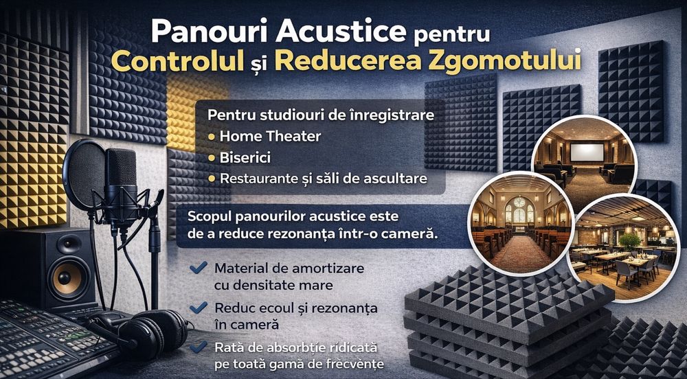 Panouri Acustice Studio