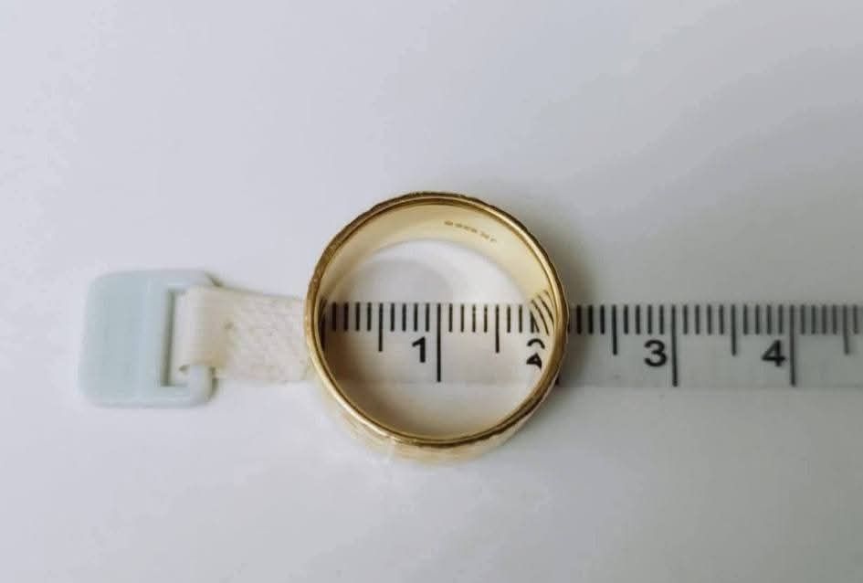 Vechi inel, model Big Reflection, din argint de 925, placat cu aur de 18K, Jane Konig JK
