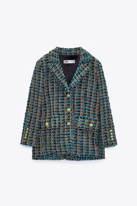 Zara блейзър 30 процента вълна, пролет/есен