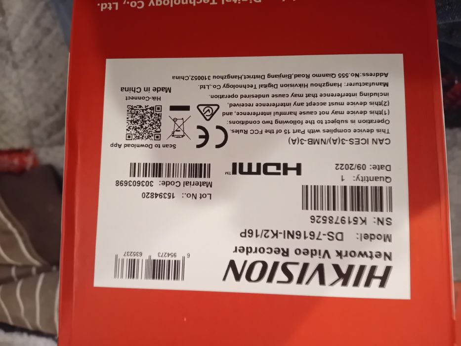 Nvr.. Hikvision DS7616NI-K2/16P