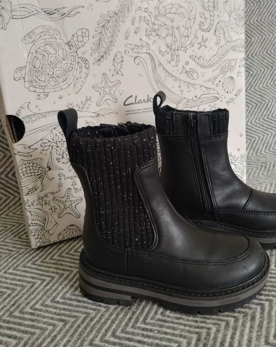 Clarks ботуши естествена кожа номер 24