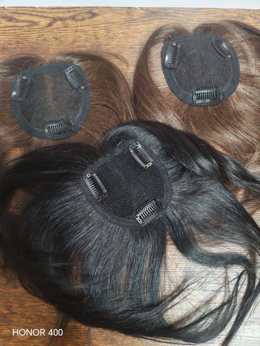 Сеточний макушка из натуральных волос