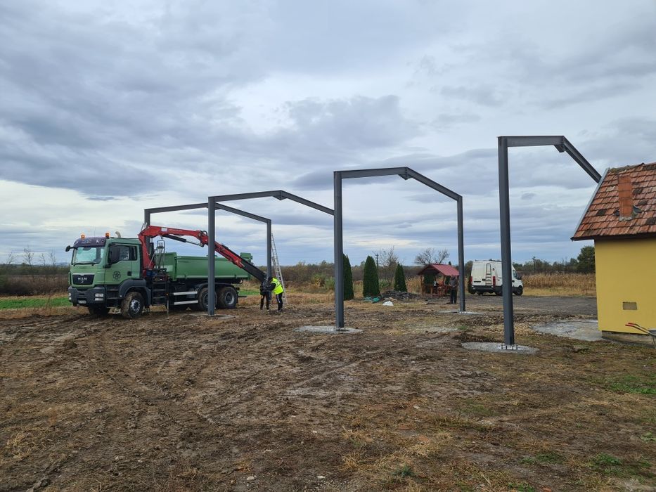 Oferta 10x20x4 structura hala metalica ferme metalice garaj service