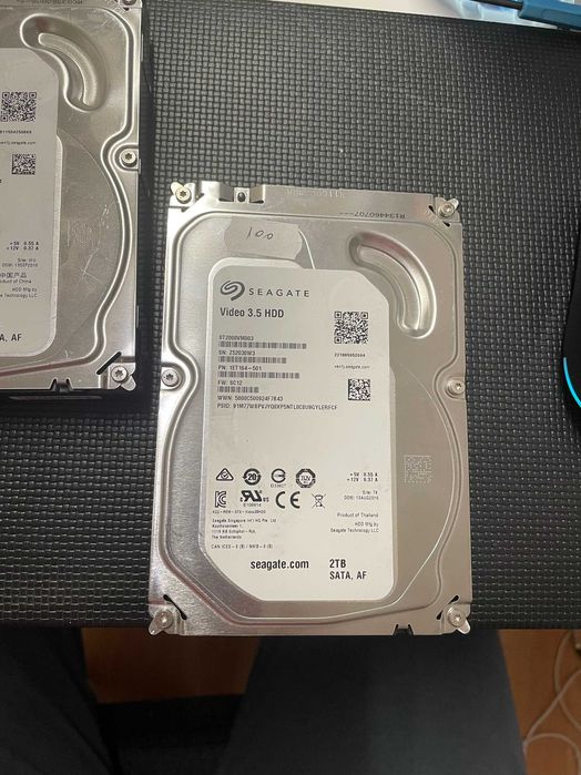 Hard disk Seagate Video 3.5 HDD, 2 Tb, 100 % viata, garantie 6 luni
