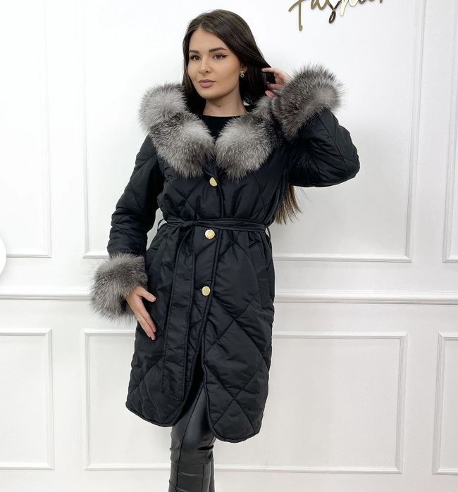 Geaca blana naturala xs