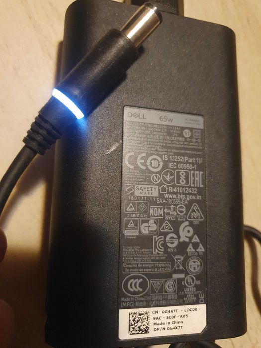 Încărcător original Dell 65W alimentator 19.5v 3.34a LA65NM130
