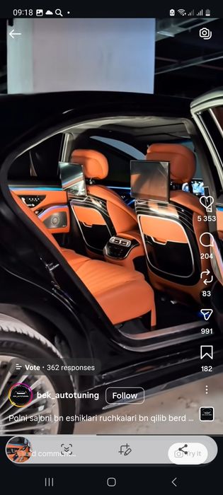 Mersedes-bens  s350 w221dan 223  qilingan