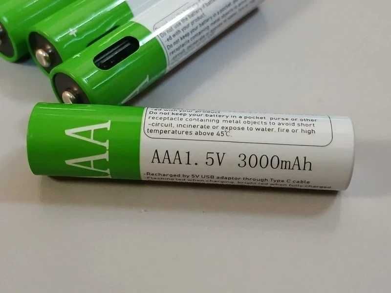 Baterii baterie AAA reîncărcabile de 1,5V 3000mlAh